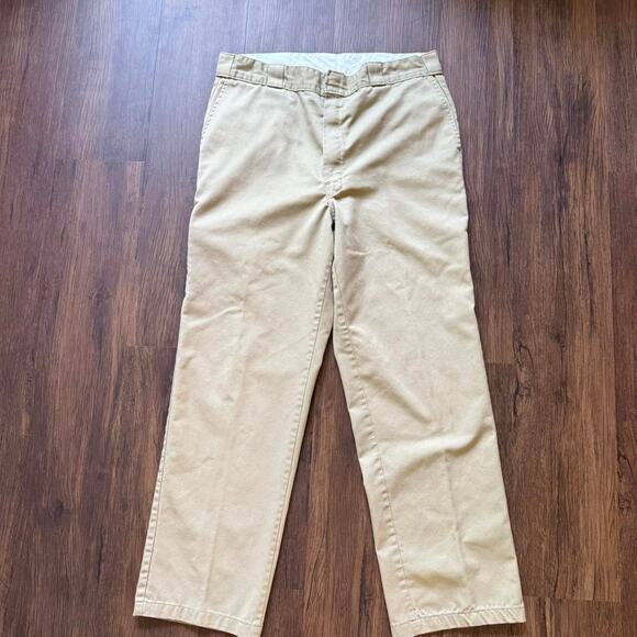Dickies Tan Khaki Work Pants Men’s 36x30 Classic Fit Straight Leg - Picture 2 of 7